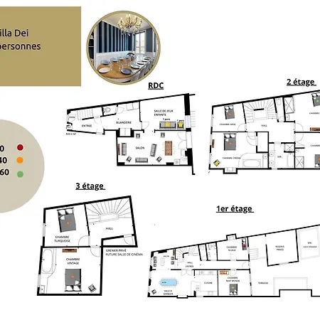 La Clef Decamp Dei 15 Pers Jacuzzi, Baby-foot, 30 Min Villedieu-les-Poëles